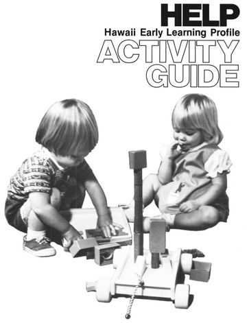 Help Chart Pdf HELP: 0-3 years – Shine Early Learning