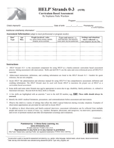 Help Chart Pdf HELP: 0-3 years – Shine Early Learning